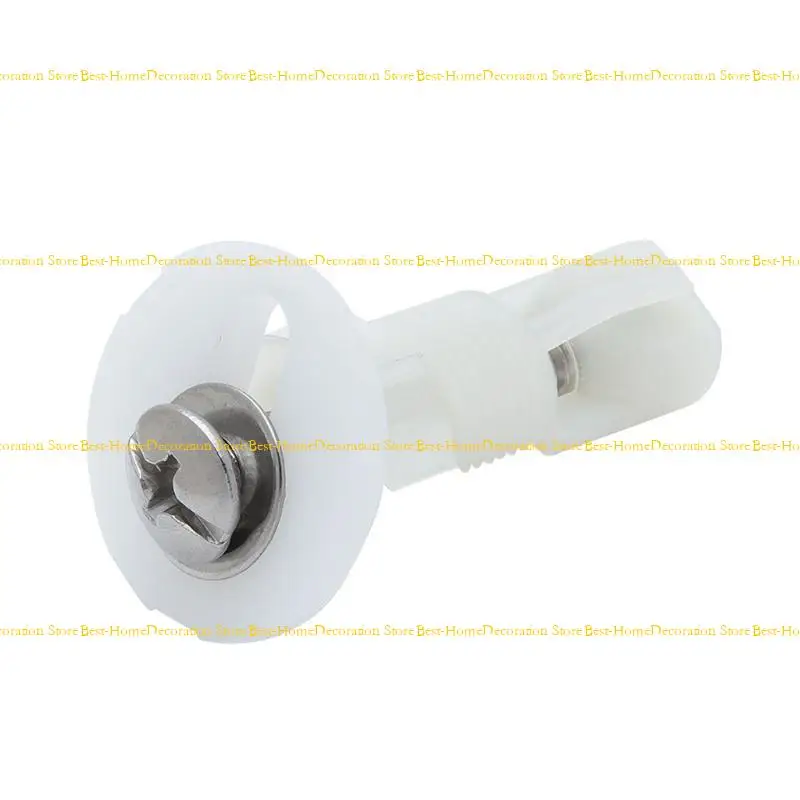 12PD 2 Pcs Universal Toilet Lid Screw Hinges Tool Toilet for Seat Fixing Screwbolts Toilet Connector Hardware Easy to Inst