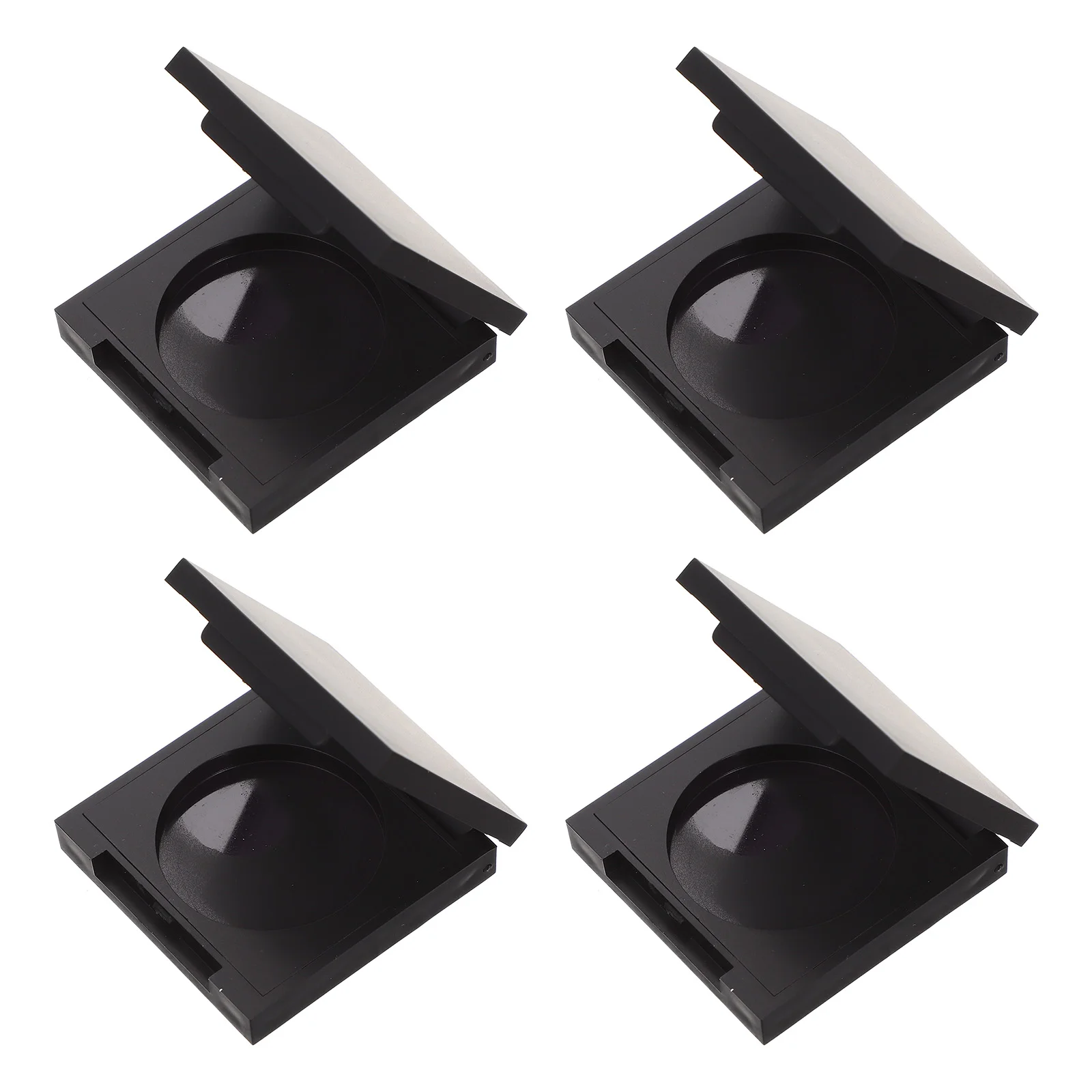 

4 Pcs Blush Box Eyeshadow Supplies Empty Organizer Square Make Container Pan Case