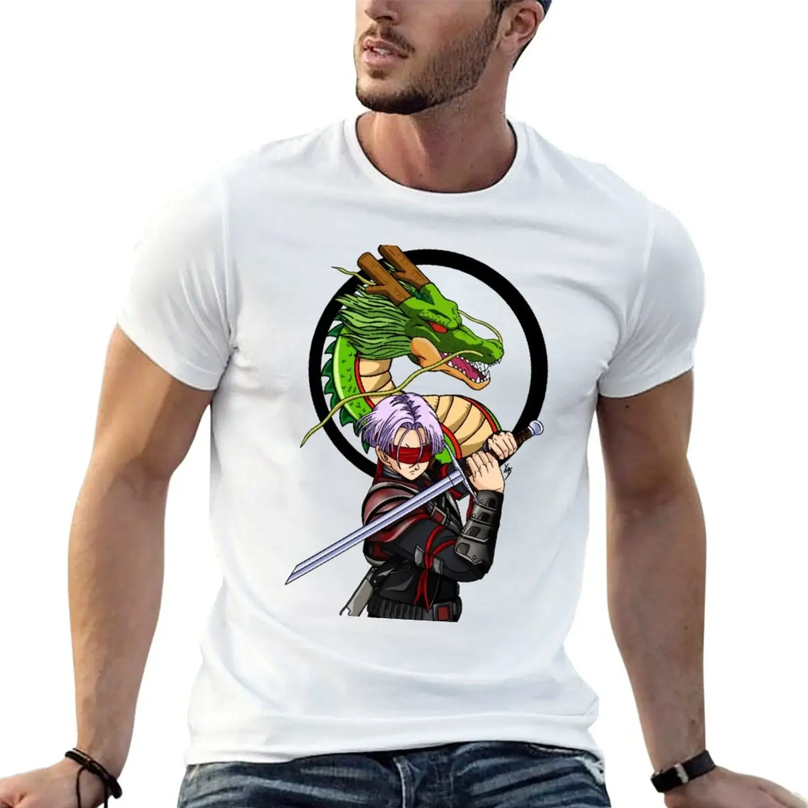 Trunks As Kenshi T-Shirt blue archive graphic t shirts t shirts for men graphic