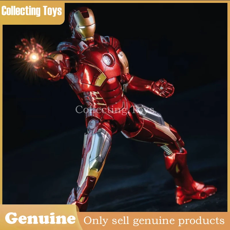 

Оригинальная коллекционная модель Iron Man от Bandai Marvel, 4 дюйма, серия коллекционных фигурок для фанатов Marvel, игрушки для взрослых, аниме-фигурки