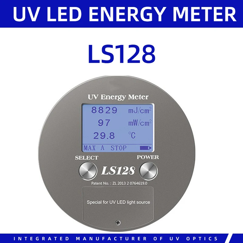 Discount 128 UV Energy Meter Intensity Radiometer Portable Ultraviolet Intensity Measurement for UV Lamp Source Measurement