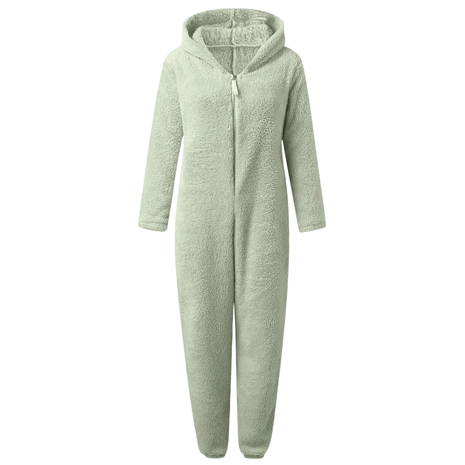 

Home Wear Rompers Girl Fleece Warm Fleece Bed Jumpsuit Kids Cute Winter Plain Zip Up Long Jumpsuits For Teenagers Girls Clothes
