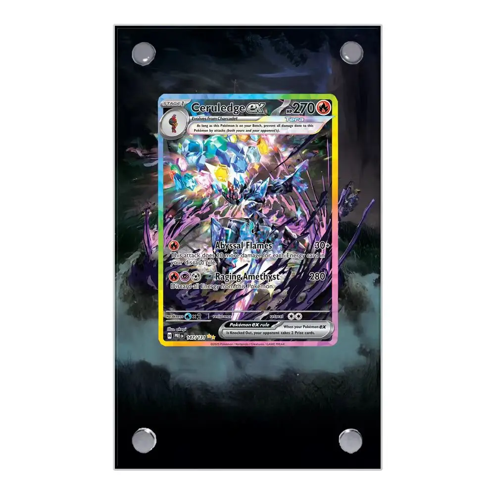 cartas-pokemon-ceruledge-cobalion-anime-jogo-colecao-expandir-arte-presentes-auto-feito-acrilico-caso-protetor-chaveiro-brinquedos