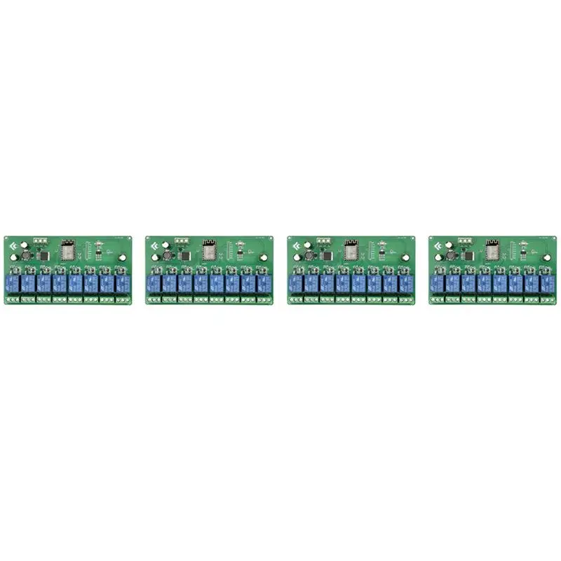 ABRI-4X WIFI 8 Channel Relay Module ESP-12F Development Board Power Supply 5V/7-28V Wireless WIFI Module