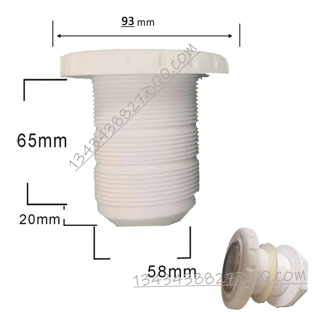 IP68 12V 15W Plastic Film Pool Lighting Underwater LED Spa Pool Lights Resin Filled Ponds Lamp,Suitable for Swimming Pond Boats