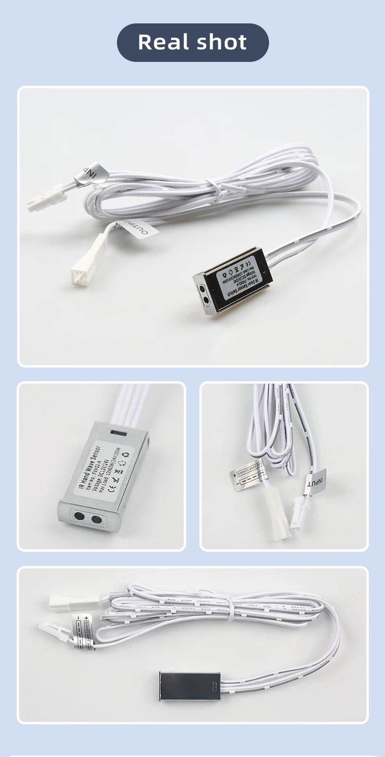 Infrarot-Türsteuerungs-Dimmsensor-Schalter DC12 24V für Schranktür-LED-Licht, automatisches Ein-/Ausschalten des Lichts – Detail 8