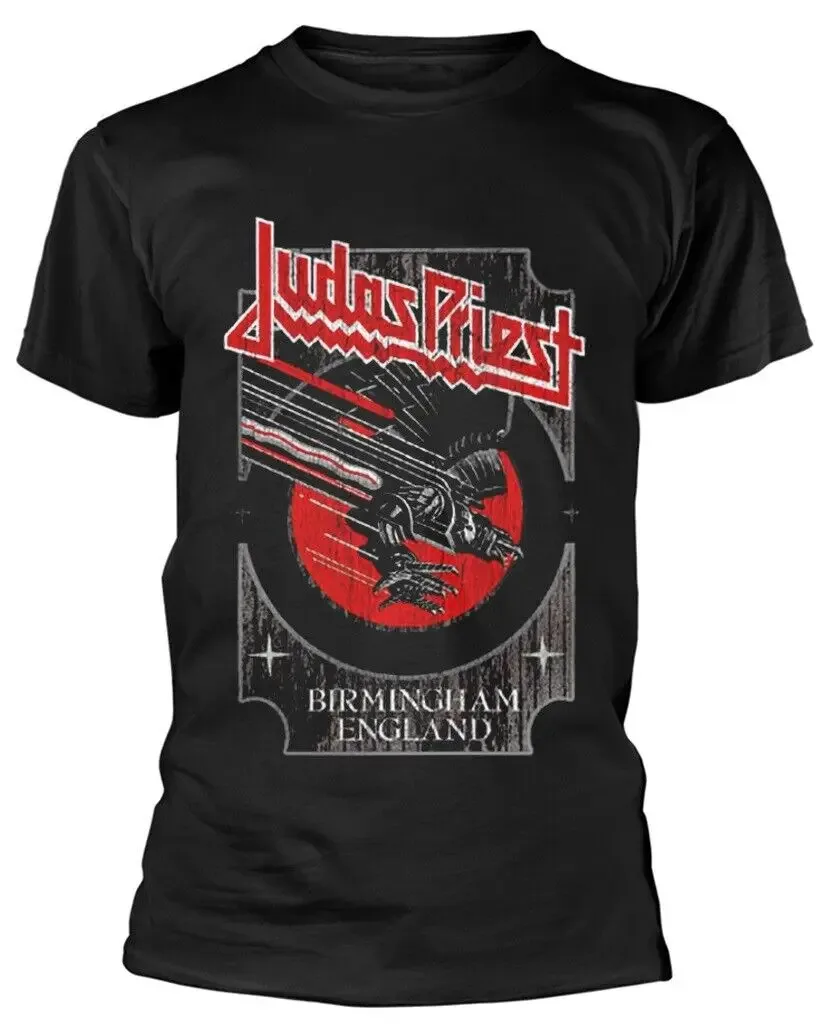 Judas Priest Silver And Red Vengeance T Shirt New Official