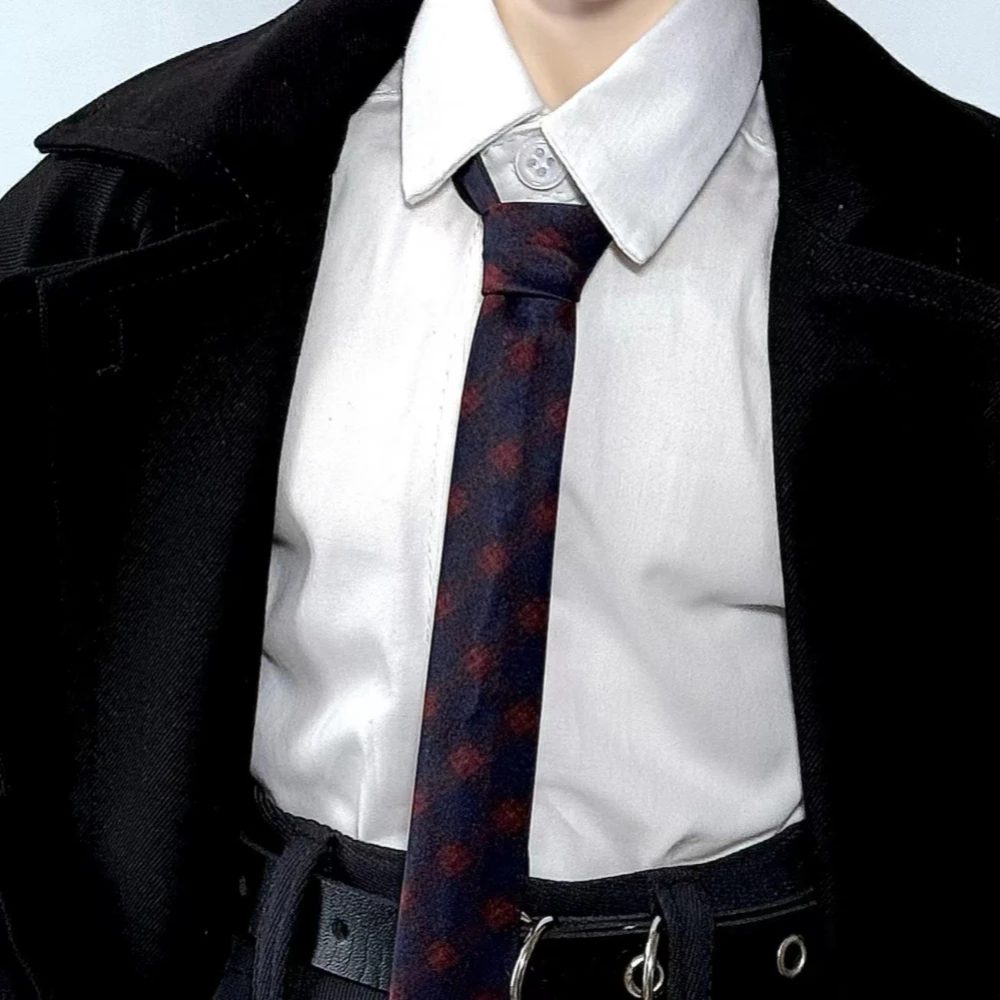 Doll's Clothes for 75cm Male Bjd Doll 1/3 White Cotton Loose Shirt Long Sleeves Dress Up Toy Play House Doll Accessories,No Doll