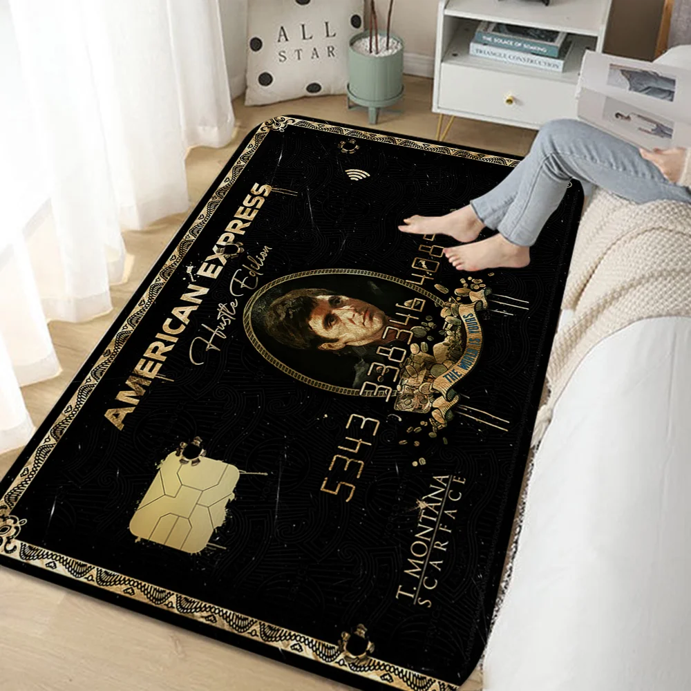 Movie Scarface Room Mats Anti-slip Absorb Water Long Strip Cushion Bedroon Mat Household Carpets