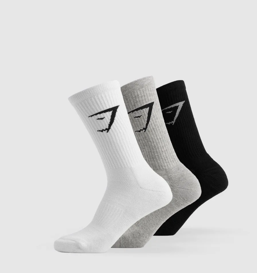 Gym Shark Male and Female European American Shark Sport Socks Fitness yoga Casual Running Trend Calf Stockings