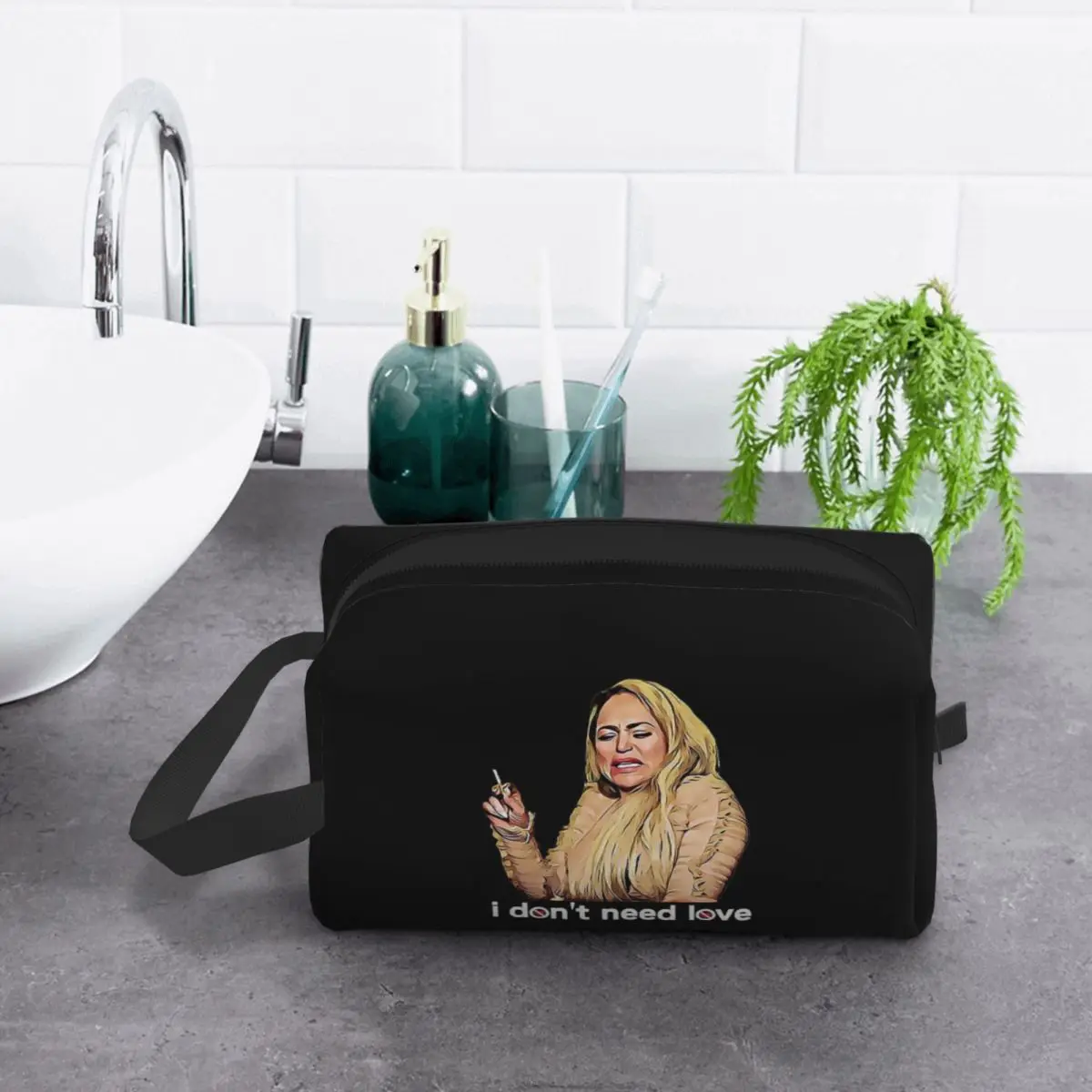 90-day-fiance-darcy-don't-need-lov-bolsa-de-maquiagem-organizador-de-cosmeticos-armazenamento-dopp-kit-de-higiene-pessoal-bolsa-de-cosmeticos-estojo-de-lapis