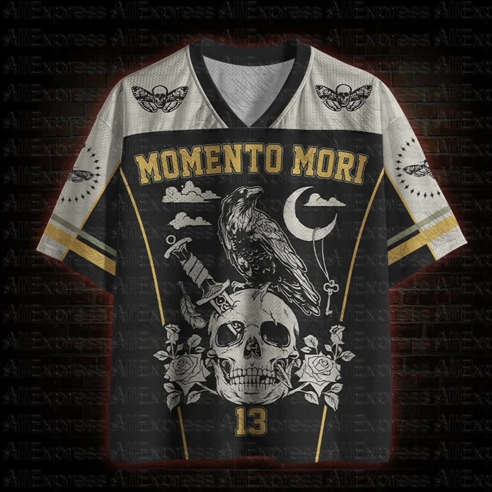 2026 New Movie Sports Fashion Adult and Children's Short Sleeve V-neck Street Eye Clothing Gothic Style Horror Fans Gift