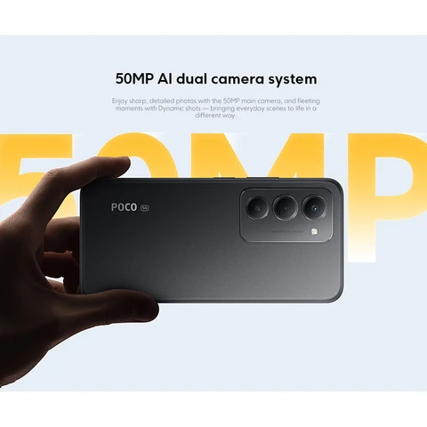 Смартфон POCO M8s 5G, 7000 мАч, Snapdragon, 50 МП, 6.9" FHD+ 144 Гц — детальный вид товара