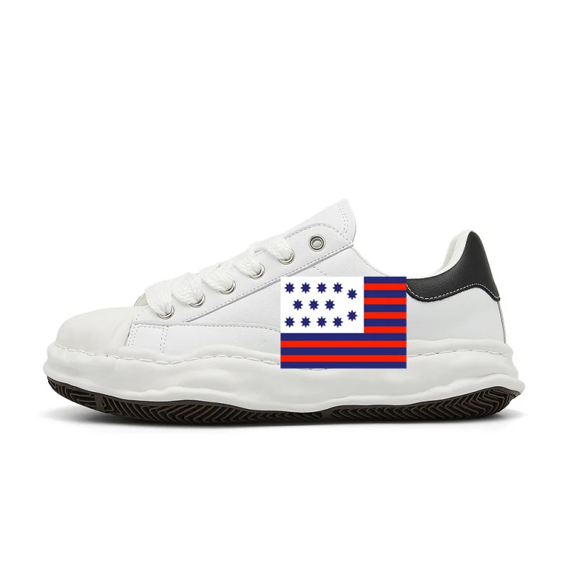 

Guilford Courthouse North Carolina Revolutionary War Military FlagVintage Fashion Street Sneakers，The design is retro, stylish,