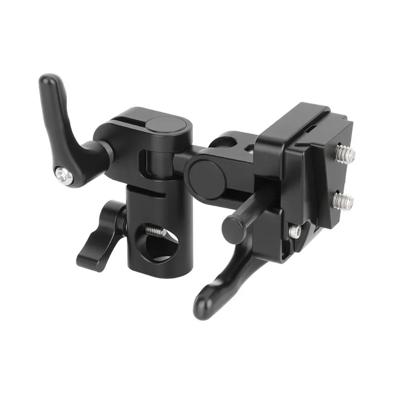 Suitable For Camera Rig,Quick Release V Plate Bracket With 16mm Light Stand Mount For Monitor & Battery
