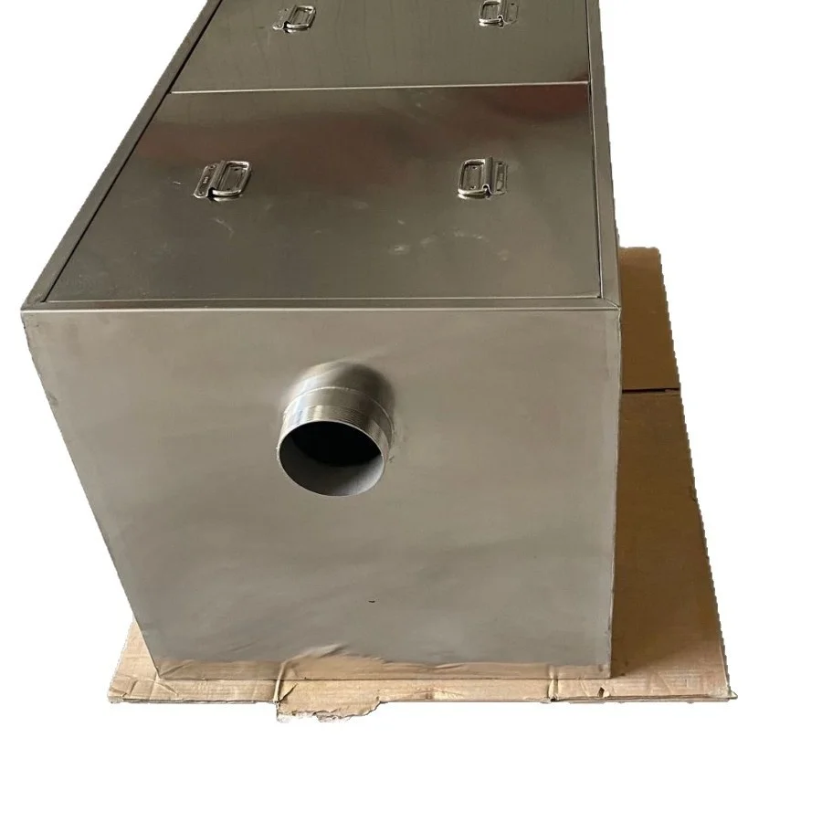 Yuzu filter kitchen catering oil-water separator 304 stainless steel sedimentation tank pressure vessel 0.5 tons/hour