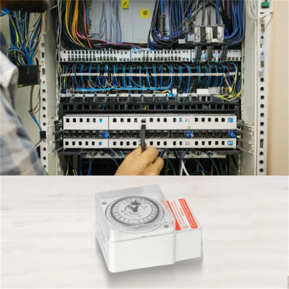 TH188 24H 100-240V 16A Programmable Mechanical Timer Switch - 24 Hour Time Switch Controller