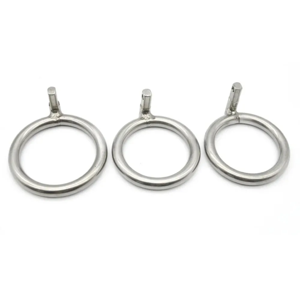 Stainless Steel Cock Rings Chastity Lock Urethral Plug Urethral Sound Dilator Stimulator Penis Plug Adult Sex Toys For Men cbt view 6