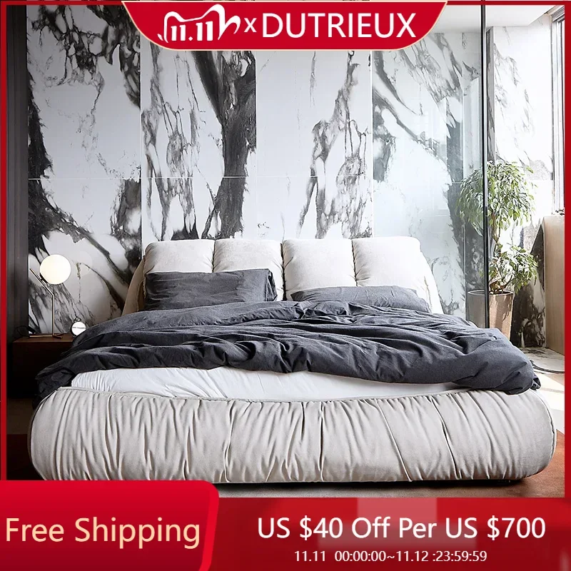 

Современная минималистичная кровать, роскошная эстетичная качественная двуспальная удобная кровать, модная свадебная мебель для спальни Cama Casal