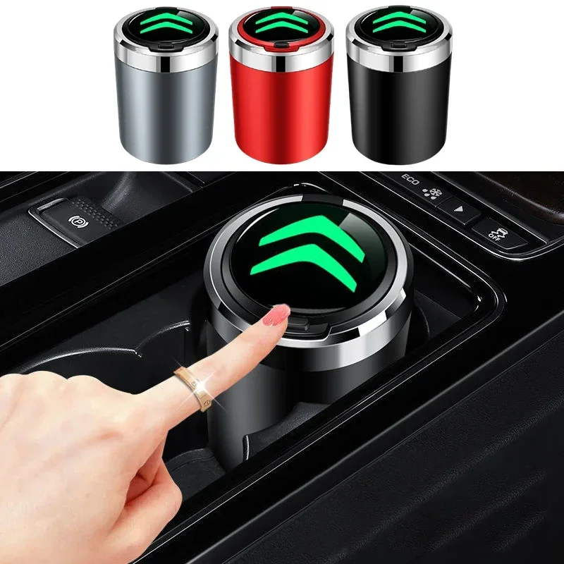 

Luminous Car Ashtray for Citroen C3 C4 C2 C1 C5 Saxo Berlingo DS3 DS4 DS5 Xsara Elysee Jumpy Ash Cup Holder Bin Box Accessories