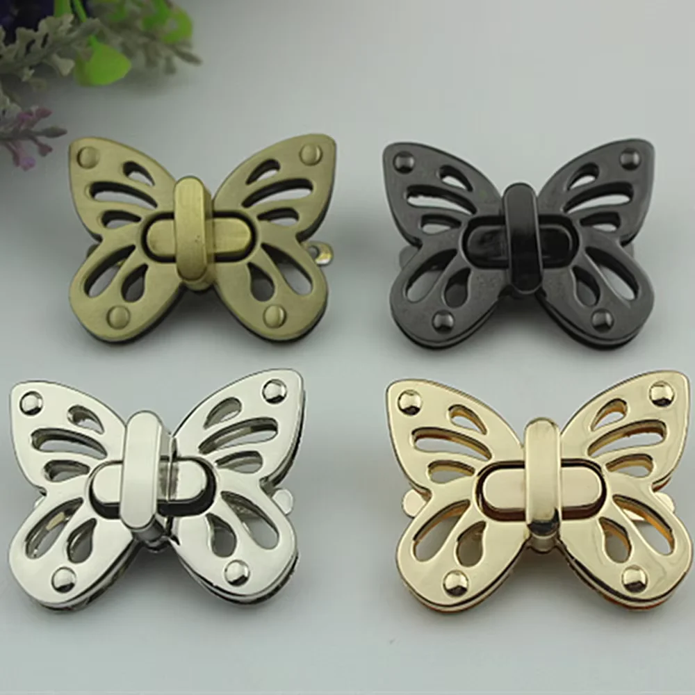 GUGULUZA Owl Bag Lock Metal Bag Accessories Buckle Twist Turn Lock Snap Clasps Closure for Purse Handbag