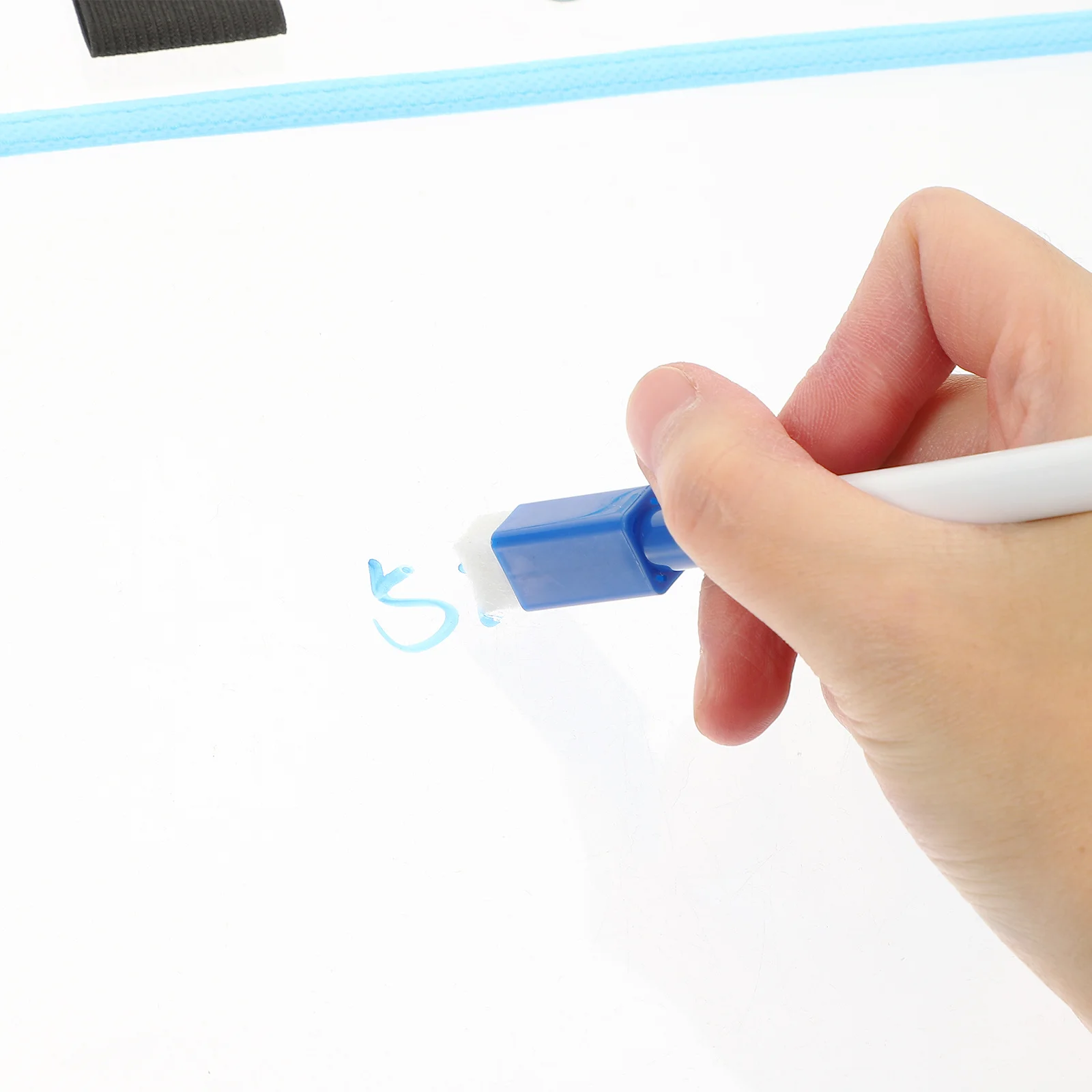 1 ชุดซองใสแบบแห้งลบได้ ซองใส่เอกสาร PVC แบบใช้ซ้ำได้ สำหรับนักเรียน ครู พกพาสะดวก ป้องกันเอกสาร ใช้งานได้หลากหลาย