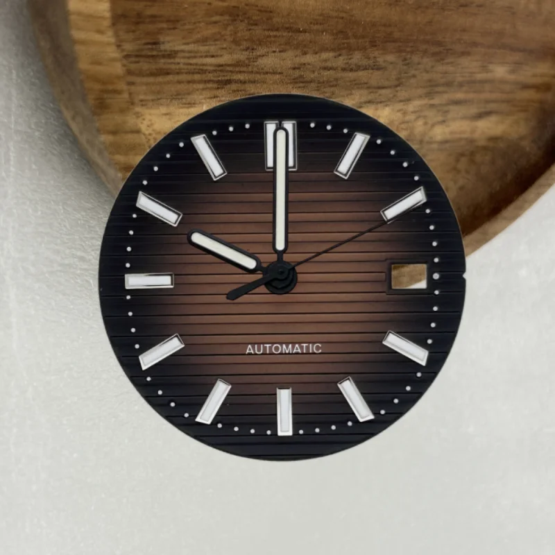 GMOGAR الأخضر مضيئة بدون شعار 30.5 مللي متر ساعة الطلب مناسبة ل PP نوتيلوس NH35 NH36 NH38/70 ساعة يد تعمل بالحركة اكسسوارات ساعة