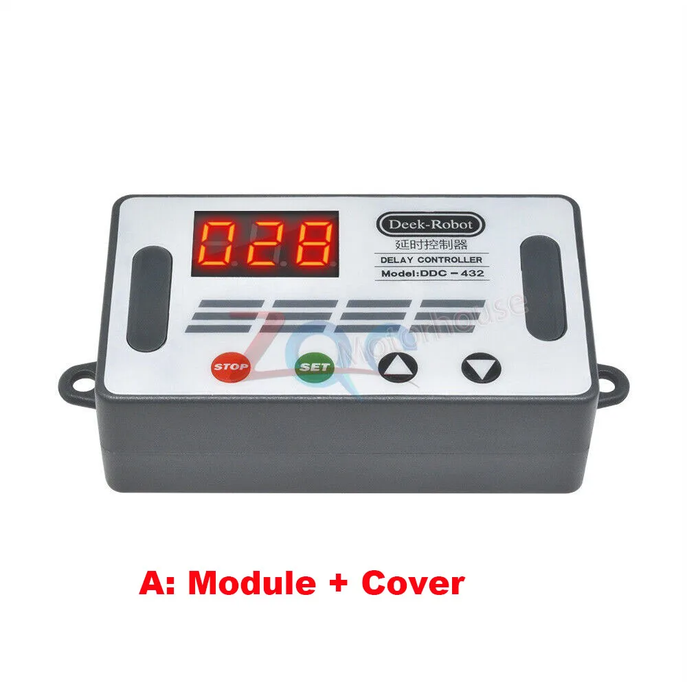 Digital LED DC 5V 9V 12V 24V Mini Timing Switch Trigger Delay Time Switch Turn Off/On Cycle Loop Mute Timer Relay Switch Module