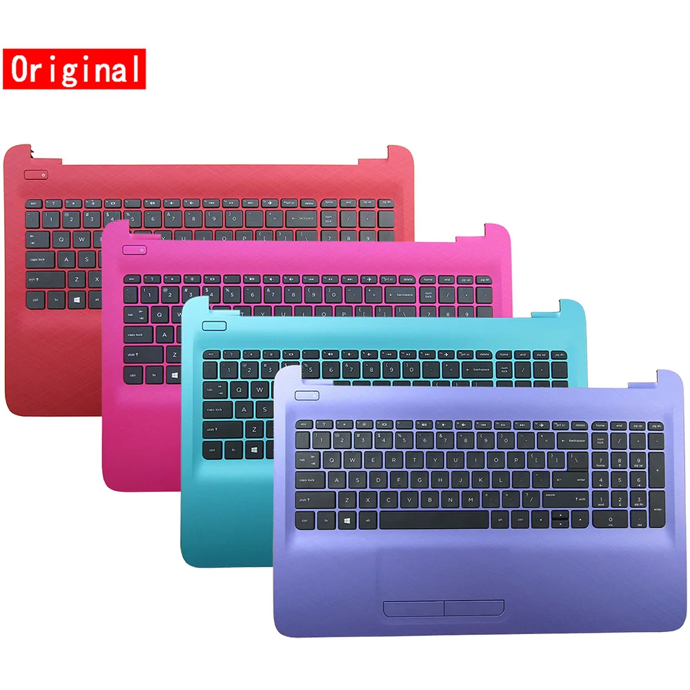 

NEW Palmrest Cover US keyboard FOR HP 250-G4 15-AC 15-AF 15T-AC 15Z-AF 15G-AD Upper Case TPN-C125 With Touchpad