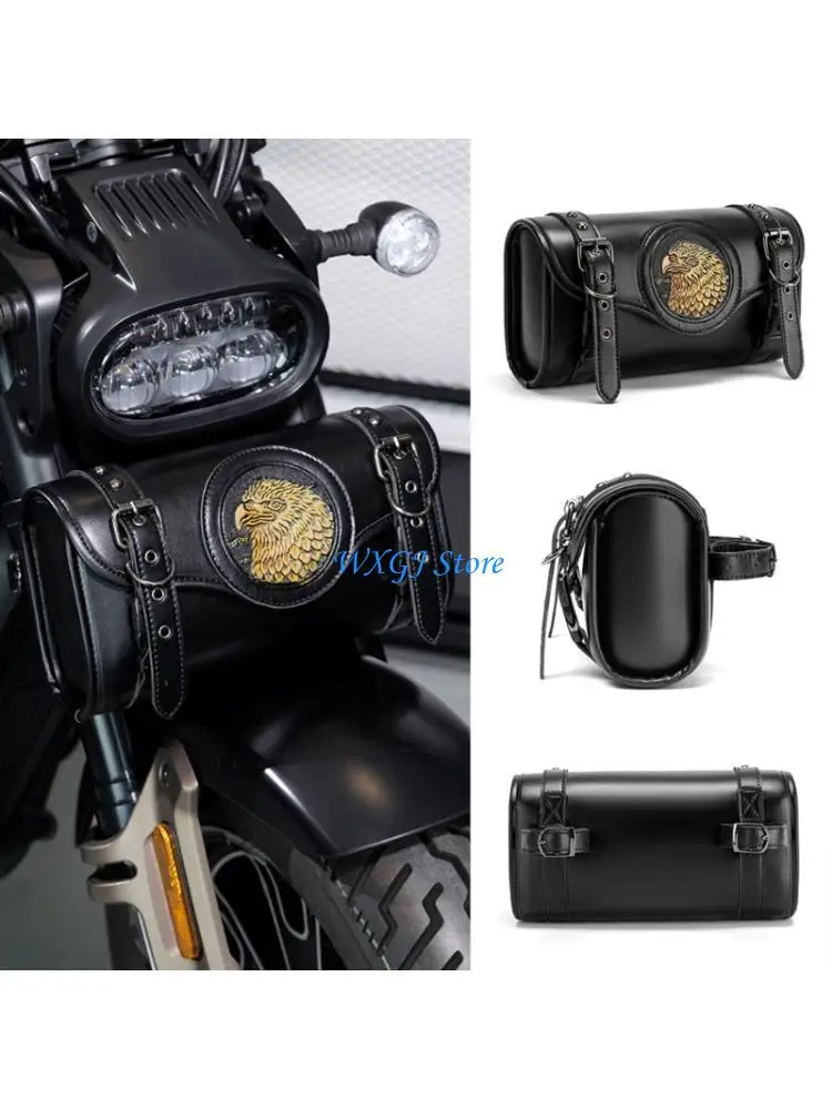 

37JE Мотоциклетная седельная сумка Боковая сумка из искусственной кожи Сумка для инструментов Водонепроницаемая сумка для