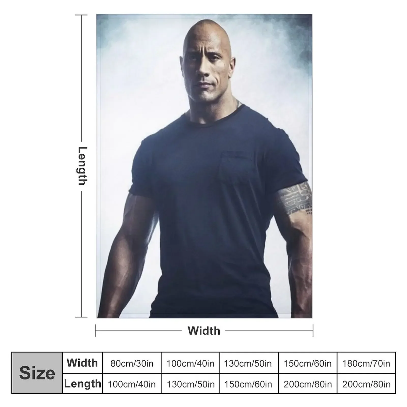 dwayne johnson Throw Blanket Bed Fashionable Flannels manga Sofa Blankets