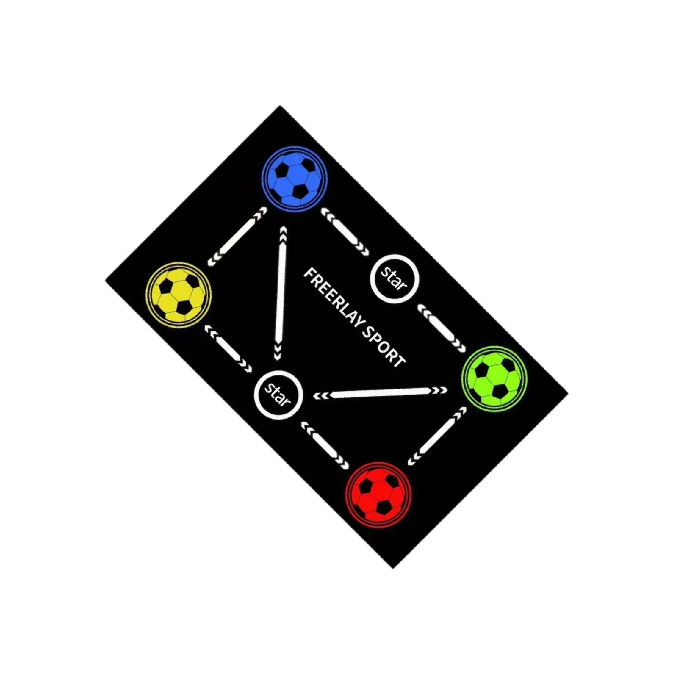 Voetbaltrainingsmat Praktische antislip voetbalbeheersingsmat voor kinderen thuis