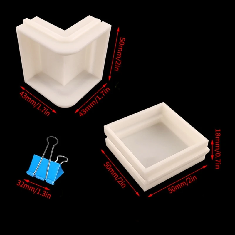 Adjustable Mold Housing for Silicone Molds Making Mold for Mold Making Plastic Housing Frame for DIY Resin Molds