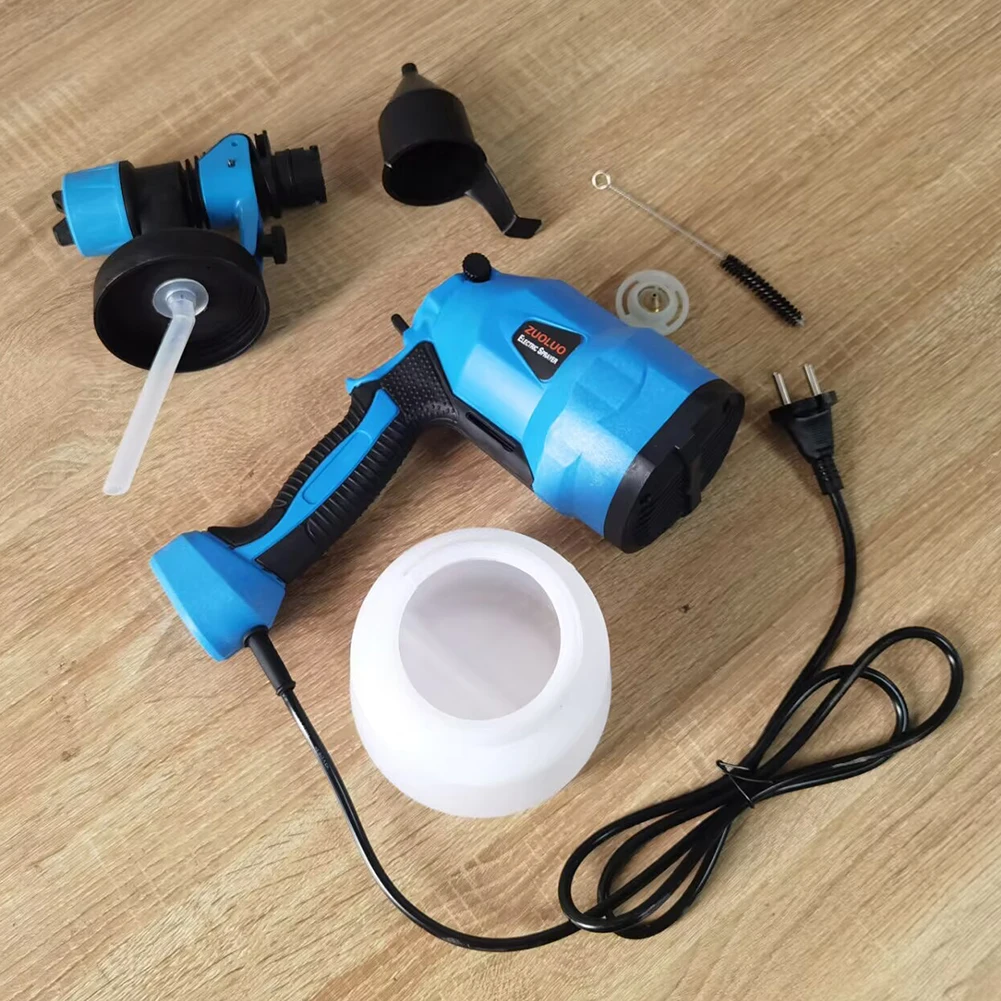 HVLP 850W pistolet de pulvérisation électrique Portable pulvérisateur de peinture au Latex industriel amélioration de l'habitat pistolet de pulvérisation électrique Rechargeable
