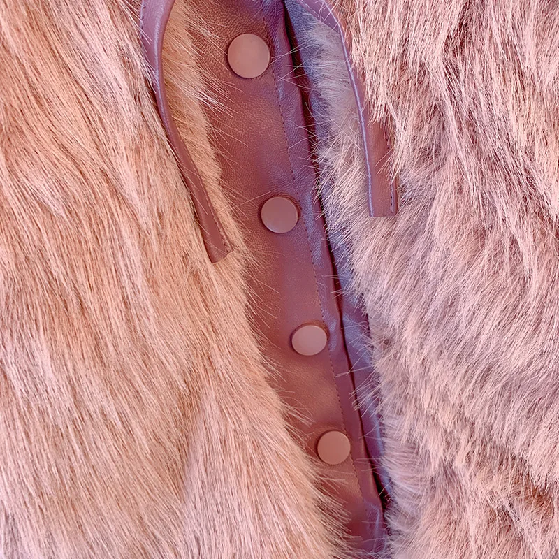 Winter girls\' faux fur coat 2024 new children\'s winter clothing stylish fur coat Girls Jackets Autumn Children Clothing