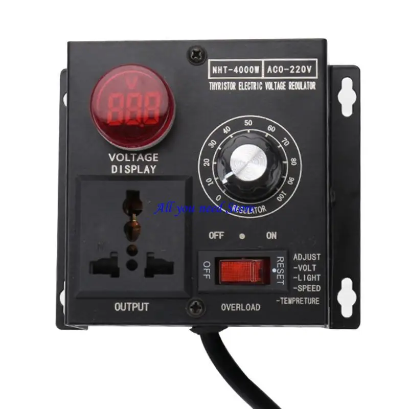 

K9FB Промышленное класс 4000W 220V Контроллер напряжения SCR.