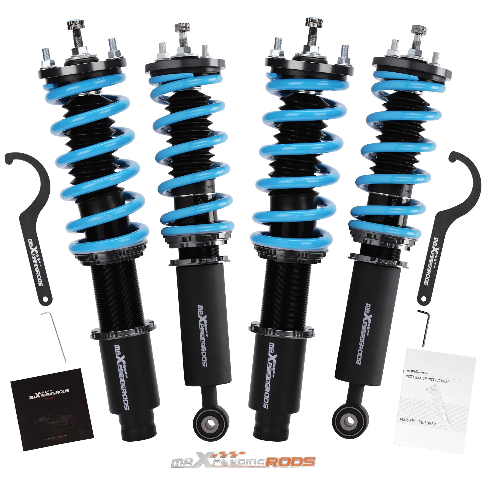 Maxpeedingrods Full Coilover Shocks Suspension for Honda CR-V 1996-2001 1st Gen. RD1-RD3  FWD AWD