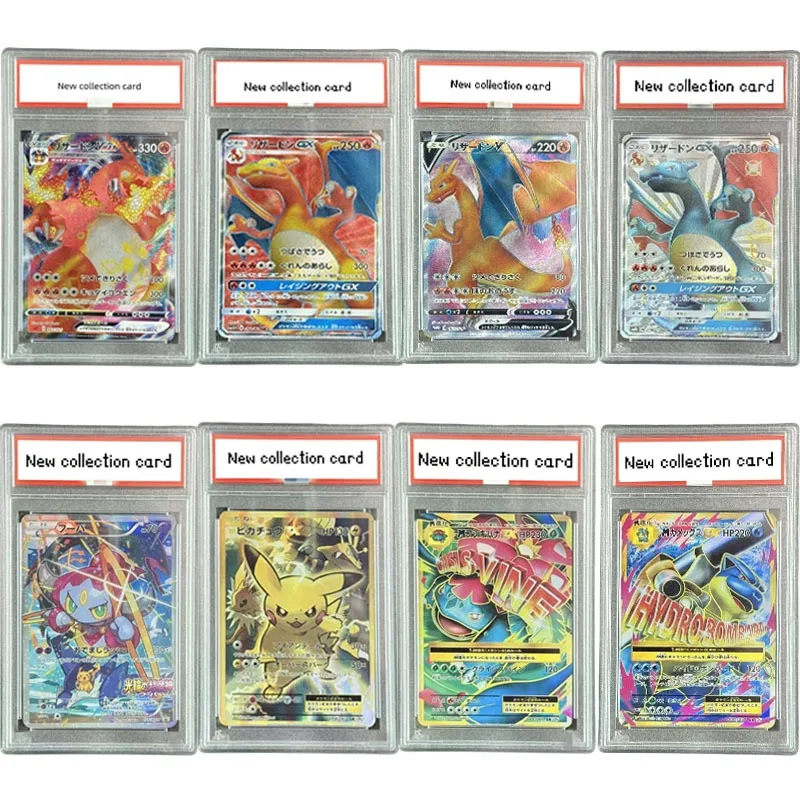 

PTCG Charizard Bulbasaur Series DIY EX Рейтинг Game SR Коллекционная карта Cartoon Copy Edition CP6 Флэш-карта на 20-летие Игрушка