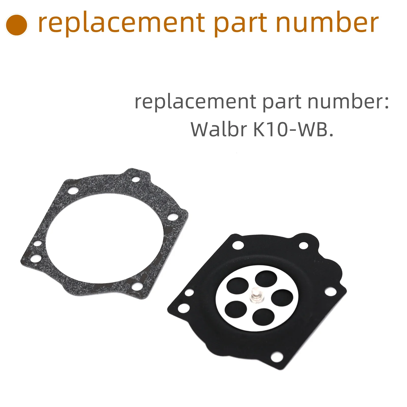 Ruimou 1 مجموعة طقم تصليح المكربن جزازة متوافق مع Walbro WB37 K10-WB WB-2 WB-3 WB-5 WB-26 / متوافق مع Paramotor الخ