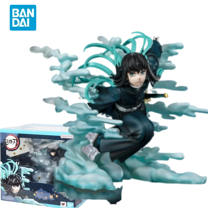 Bandai Genuine Demon Slayer Anime Figure Figuarts ZERO Muichirou Action Figure Toys for Kids Gift Collectible Model Ornaments