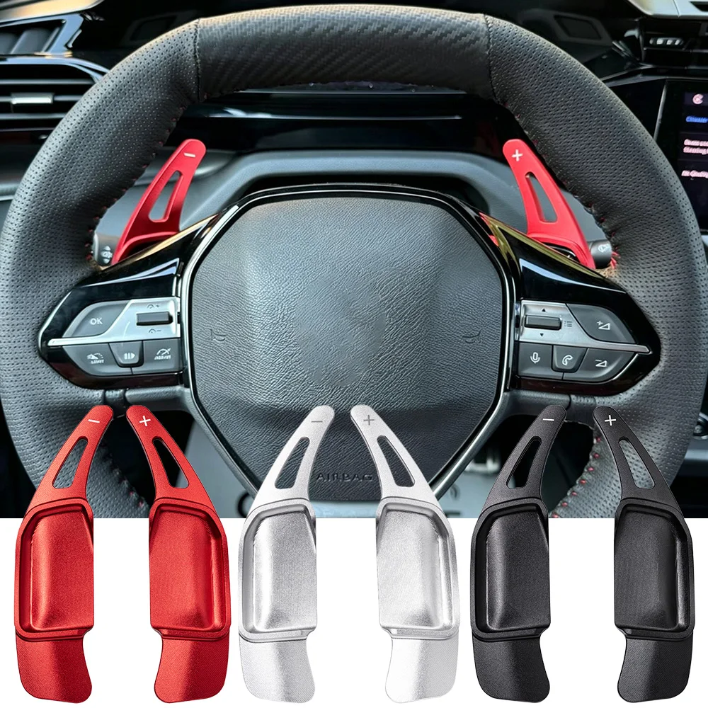 For Peugeot 308 3rd Generation 408 PHEV 2022-2025 SW GT Hybrid Premium Car Steering Wheel Shifter Paddle DSG Extend Accessories
