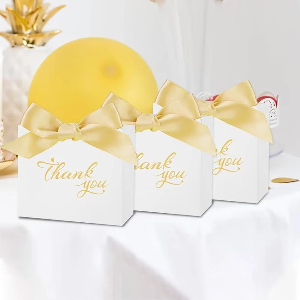 

Custom Paper Bags With Bow Ribbon Fashion Jewelry Packaging Personalized Shopping Paper Bag With Logo Wedding Party Gift Sack