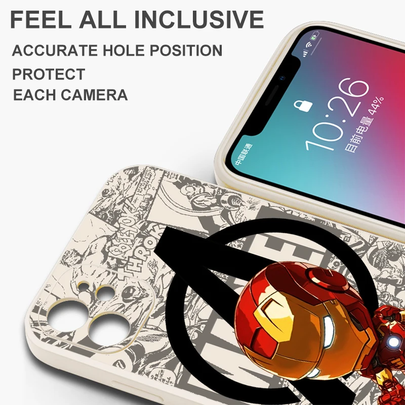 Marvel Iron Man Thanos For Huawei P50 P40 P30 P20 PRO LITE P Smart Z S 2021 Phone Case Liquid Silicone Back Carcasa