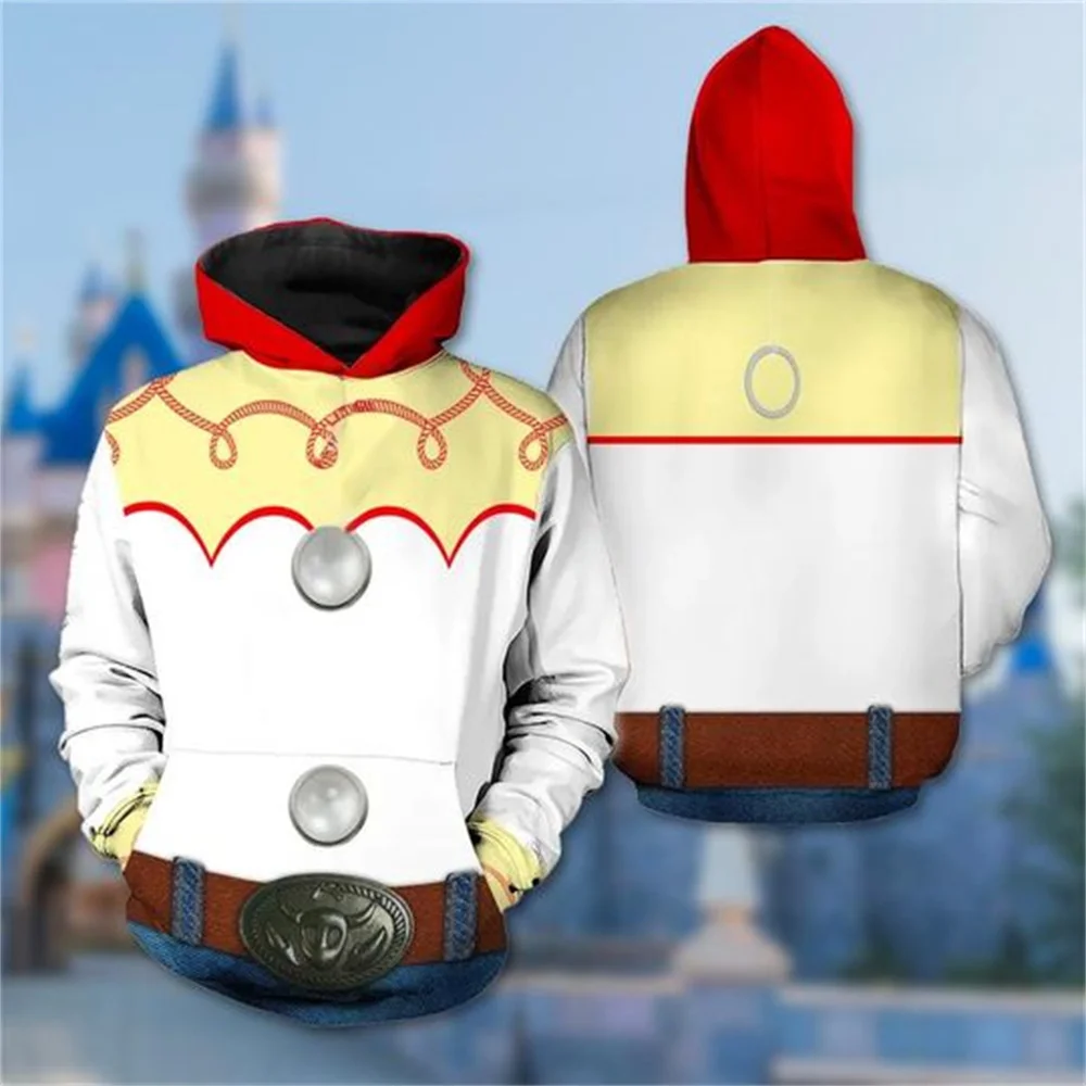 Толстовка для косплея «История игрушек Диснея» Вуди и Базз Лайтер 2025 года, стильная и классная для мужчин и женщин. Повседневная куртка-толстовка.