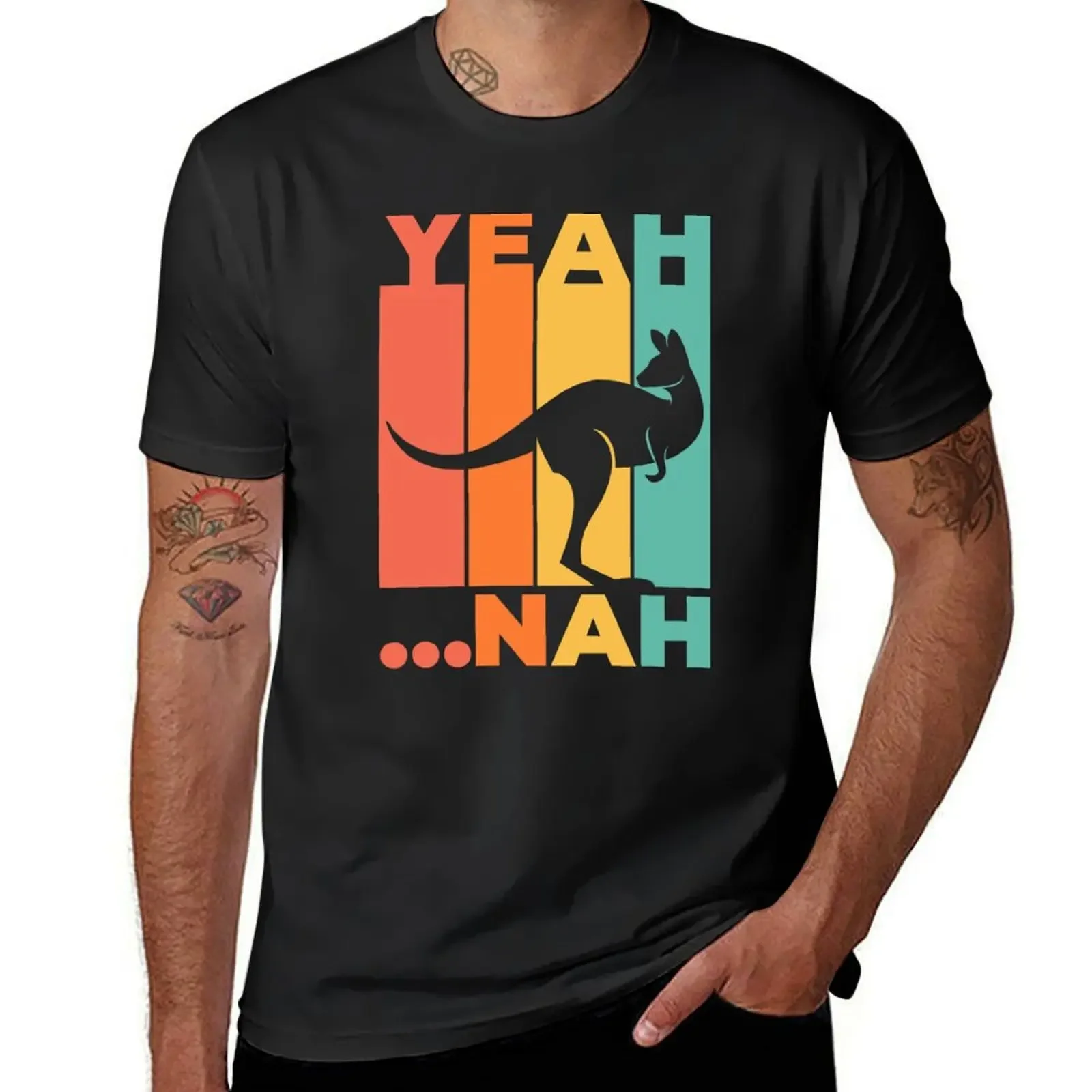 

Yeah Nah - Australian Sayings - Funny Australian Kangaroo T-Shirt topping customs customizeds mens designer clothes