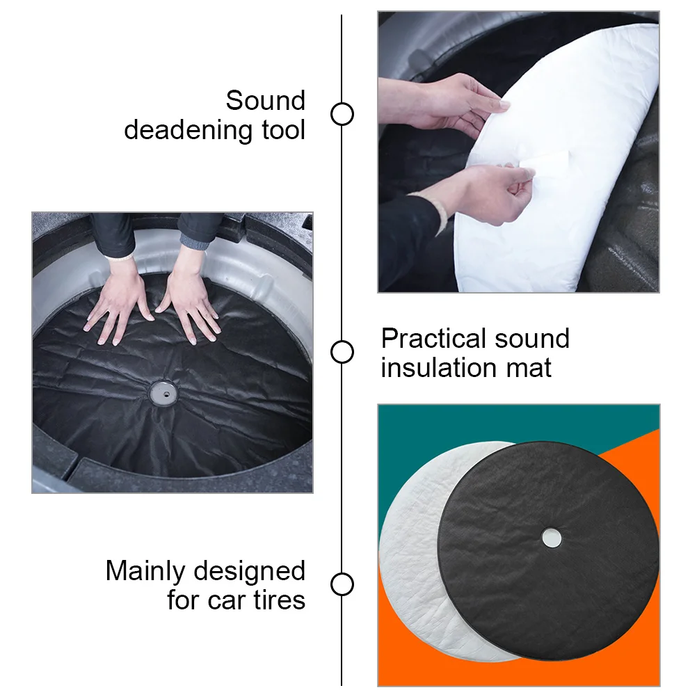 

Spare Tire Sound Insulation Cotton PP Material Dampening Pad Noise Reduction Foam Automotive Car Soundproof Mat Tire Deadener