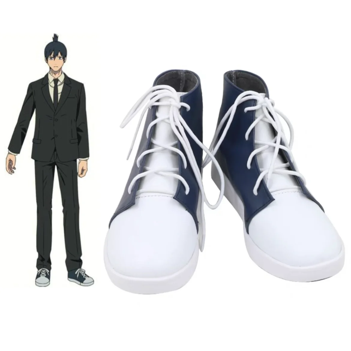 Anime Chainsaw Man Hayakawa Aki Cosplay Shoes Anime Cos  Sneaker Boots Comic Hayakawa Aki Cosplay Costume Prop Shoes