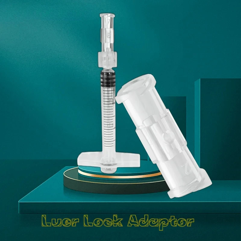 Luer Thread Connector Pp Material Transparent Syringe Double-Way Connector Easy And Durable Use In Sterile Environment Drug Guid