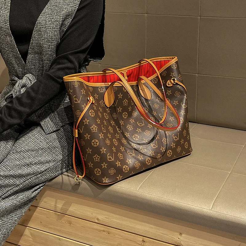 Large capacity shopping handbag, new fashionable women's chain strap shoulder bag, casual party women's bag