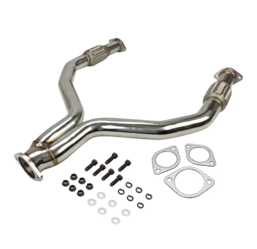 FOR 370Z Z34/G37 V36 VQ37VHR 08-16 STAINLESS RACING X/Y-PIPE/DOWNPIPE EXHAUST